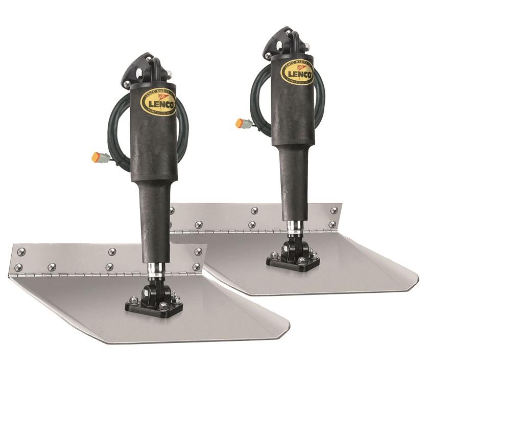 LENCO 15008-101 12 INCHx18 INCH Standard Mount Trim Tab Kit 12v Requires Switch - The Twister Group Tools product