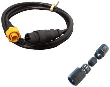 LOWRANCE 000-14552-001 RJ45 to 5-Pin Male 1.5 meter Cable with Boot - High quality product image showing LOWRANCE 000-14552-001 RJ45 to 5-Pin Male 1.5 meter Cable with Boot details and features