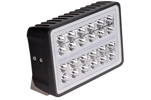 LUMITEC 101347 Maxillume H120 Flood White LED Trunnion Mount Black Finish 12/24v - High quality product image showing LUMITEC 101347 Maxillume H120 Flood White LED Trunnion Mount Black Finish 12/24v details and features