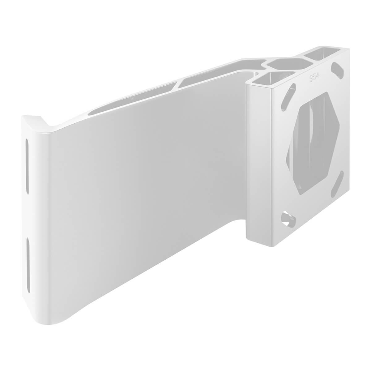 MINN KOTA 1810382 S54 White Jack Plate Adapter for Raptor Starboard 5 INCH Setback 4 INCH Rise - High quality product image showing MINN KOTA 1810382 S54 White Jack Plate Adapter for Raptor Starboard 5 INCH Setback 4 INCH Rise details and features