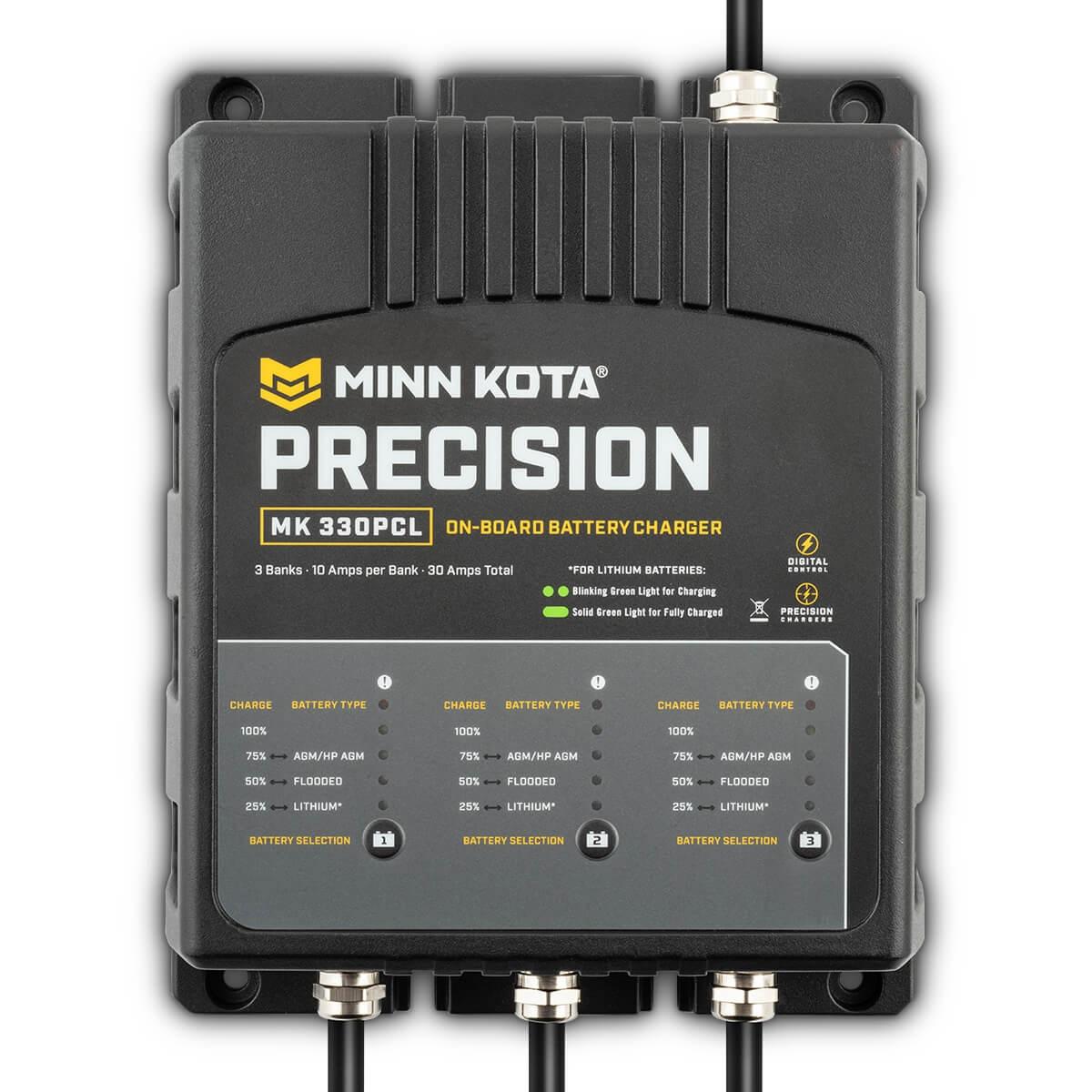 MINN KOTA 1833301 MK330PCL Precision Charger 3 Bank 10 Amps - High quality product image showing MINN KOTA 1833301 MK330PCL Precision Charger 3 Bank 10 Amps details and features