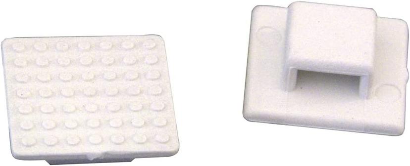 WELD MOUNT 803500 Weld Mount AT-3 Wire Tie Mount, Small White 500 Pack