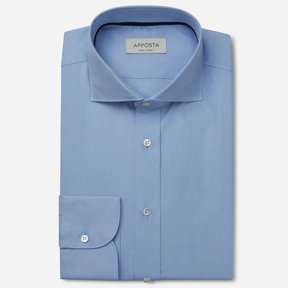 Shirt  solid  light blue cotton oxford, collar style  lower spread collar - High quality product image showing Shirt  solid  light blue cotton oxford, collar style  lower spread collar details and features Shirt  solid  light blue cotton oxford, collar style  lower spread collar - High quality product image showing Shirt  solid  light blue cotton oxford, collar style  lower spread collar details and features