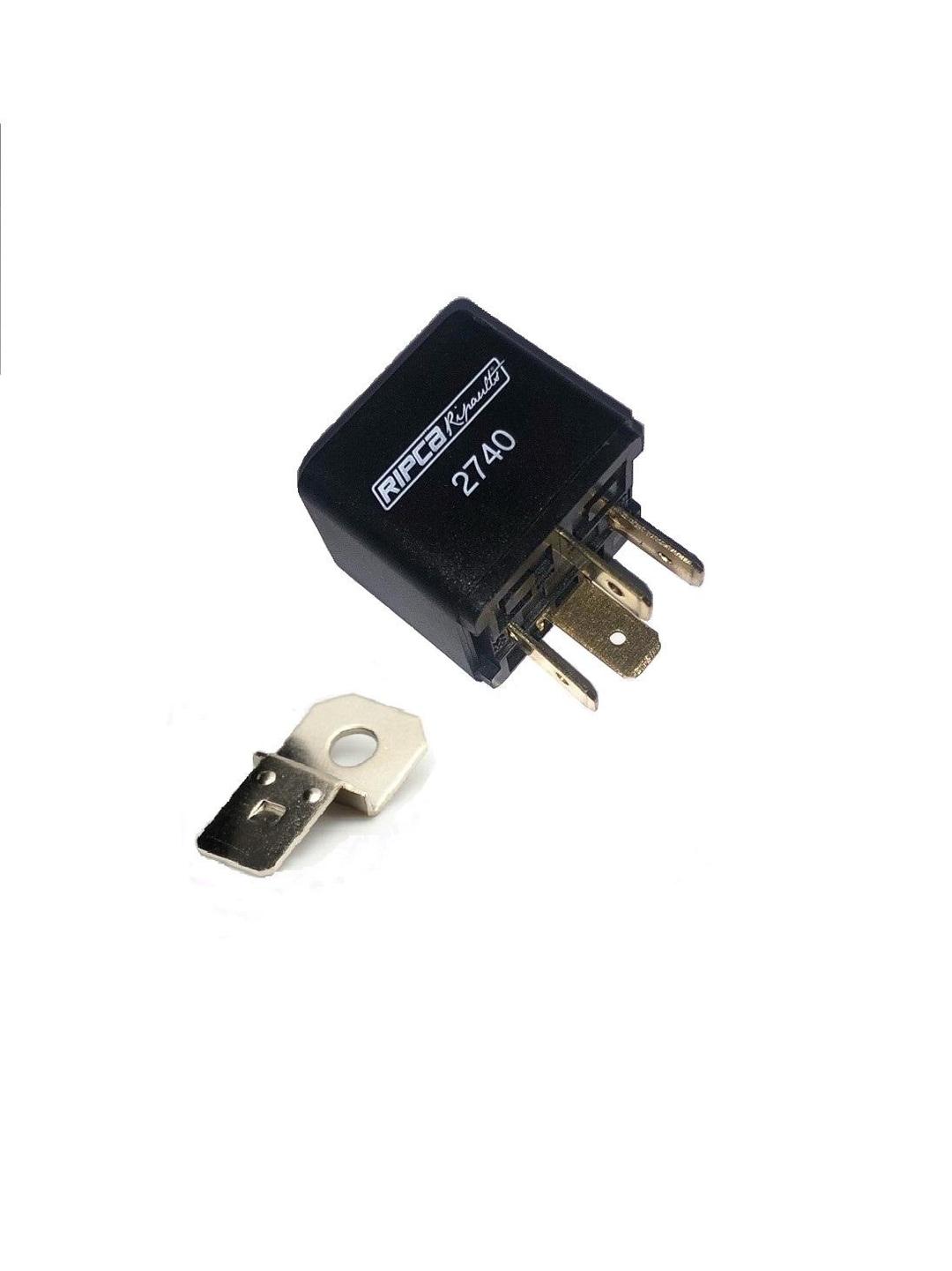 Ripca Ripaults 2740 Mini relay normally open 24V 22A 4-pins from The Green Spark Plug Ripca Ripaults 2740 Mini relay normally open 24V 22A 4-pins - The Green Spark Plug Automotive product