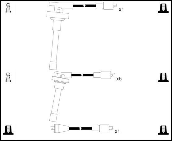 Remax HT Ignition Leads Cable Set Resistive Cable 7 Leads PORSCHE 911 - High quality product image showing Remax HT Ignition Leads Cable Set Resistive Cable 7 Leads PORSCHE 911 details and features Remax HT Ignition Leads Cable Set Resistive Cable 7 Leads PORSCHE 911 - High quality product image showing Remax HT Ignition Leads Cable Set Resistive Cable 7 Leads PORSCHE 911 details and features
