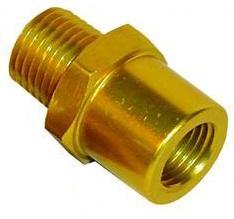 Alloy Male-Female Union 1/4 Npt - 12x1.25 (ASA07) from The Green Spark Plug Alloy Male-Female Union 1/4 Npt - 12x1.25 (ASA07) - The Green Spark Plug Automotive product