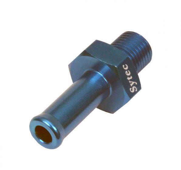 Alloy Fuel Union 10x1- 8mm Tail (Blue) (BFU001) from The Green Spark Plug Alloy Fuel Union 10x1- 8mm Tail (Blue) (BFU001) - The Green Spark Plug Automotive product