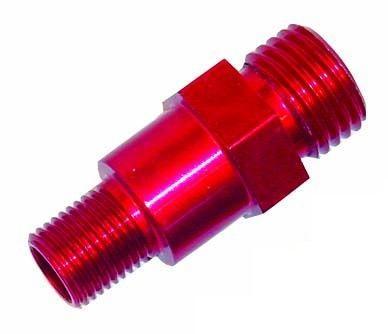 Alloy Male/Male M10 x 1 - M12 (Red) (BFU008) from The Green Spark Plug Alloy Male/Male M10 x 1 - M12 (Red) (BFU008) - The Green Spark Plug Automotive product