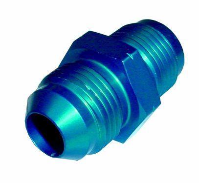 Sytec Alloy Straight Fuel Union Male/Male (Blue) 18x1.5 - Jic8 (BFU207) - High quality product image showing Sytec Alloy Straight Fuel Union Male/Male (Blue) 18x1.5 - Jic8 (BFU207) details and features Sytec Alloy Straight Fuel Union Male/Male (Blue) 18x1.5 - Jic8 (BFU207) - High quality product image showing Sytec Alloy Straight Fuel Union Male/Male (Blue) 18x1.5 - Jic8 (BFU207) details and features