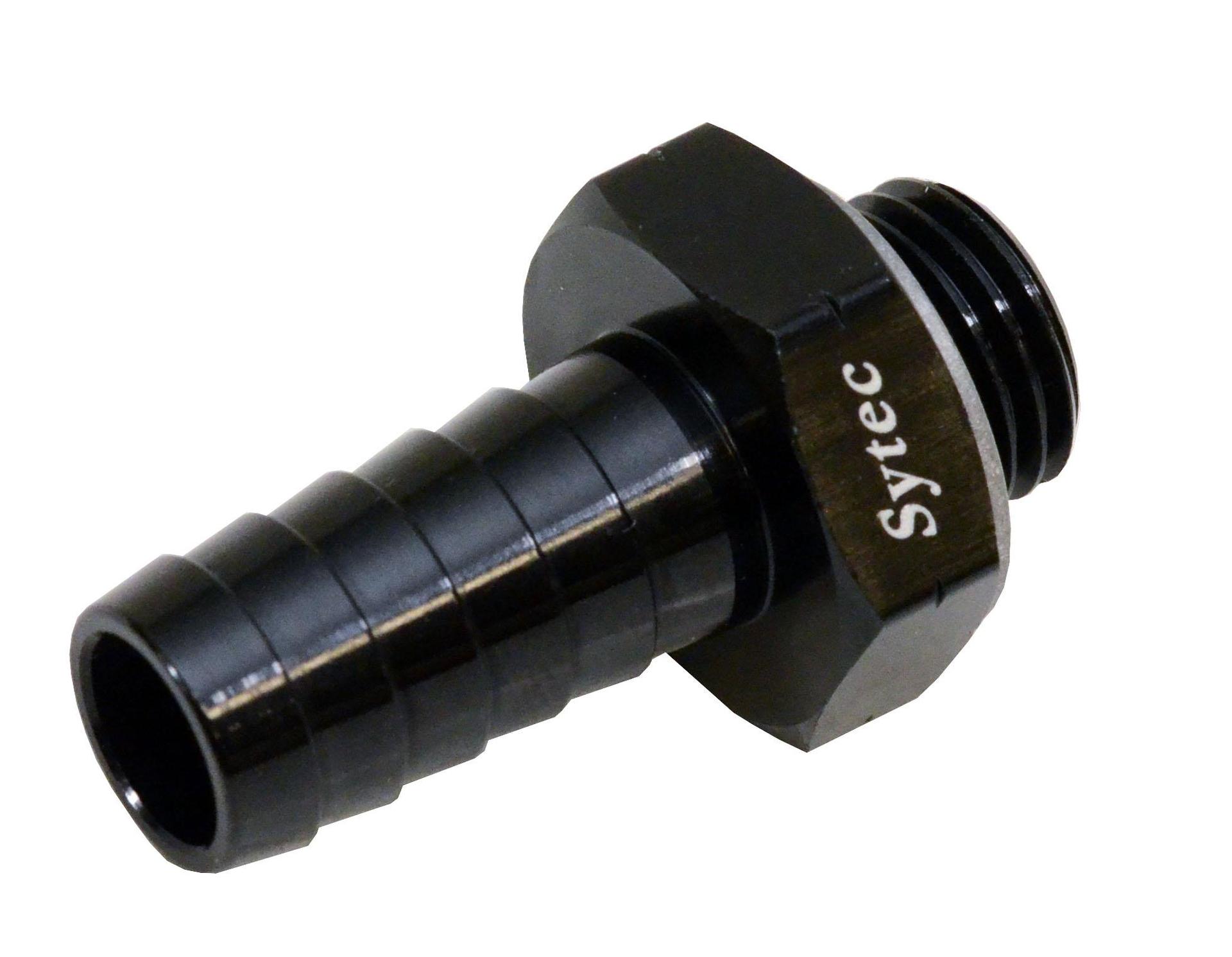 Sytec Alloy Straight Fuel Union Male/Male (Black) (BFU215) - High quality product image showing Sytec Alloy Straight Fuel Union Male/Male (Black) (BFU215) details and features Sytec Alloy Straight Fuel Union Male/Male (Black) (BFU215) - High quality product image showing Sytec Alloy Straight Fuel Union Male/Male (Black) (BFU215) details and features