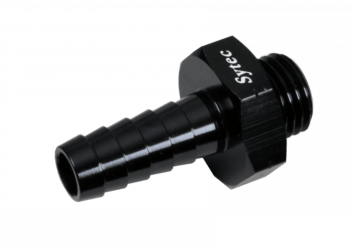 Sytec Alloy Straight Fuel Union Male/Male 10mm (Black) (BFU218) - High quality product image showing Sytec Alloy Straight Fuel Union Male/Male 10mm (Black) (BFU218) details and features Sytec Alloy Straight Fuel Union Male/Male 10mm (Black) (BFU218) - High quality product image showing Sytec Alloy Straight Fuel Union Male/Male 10mm (Black) (BFU218) details and features