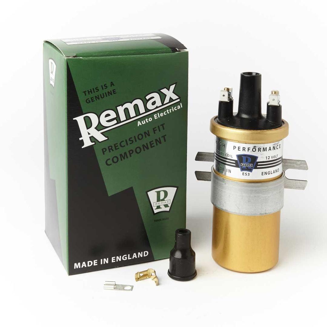 Remax ES3 Ignition 12V Sports Coil PushIn MADE IN ENGLAND - Eqv Lucas DLB105 from The Green Spark Plug Remax ES3 Ignition 12V Sports Coil PushIn MADE IN ENGLAND - Eqv Lucas DLB105 - The Green Spark Plug Automotive product