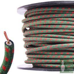 7mm HT Ignition Lead Cable - Wire Core Cotton Braided GRF from The Green Spark Plug 7mm HT Ignition Lead Cable - Wire Core Cotton Braided GRF - The Green Spark Plug Automotive product