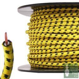 30 Meter Roll 7mm HT Ignition Lead Cable - Wire Core Cotton Braided YBF 30 Meter Roll 7mm HT Ignition Lead Cable - Wire Core Cotton Braided YBF