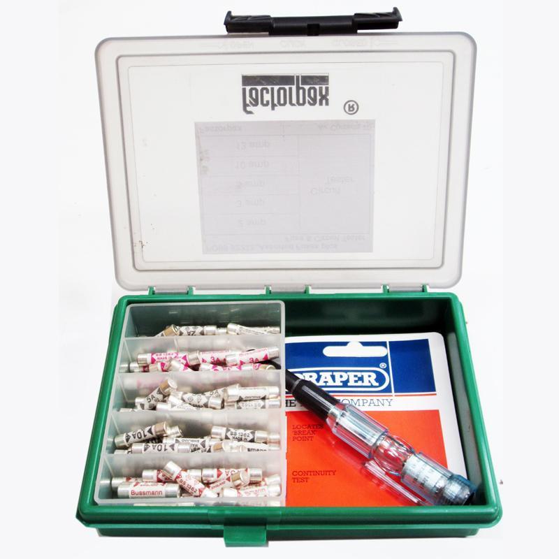 Kits - Fuses - Industrial & Domestic with Circuit and Fuse Tester - High quality product image showing Kits - Fuses - Industrial & Domestic with Circuit and Fuse Tester details and features Kits - Fuses - Industrial & Domestic with Circuit and Fuse Tester - High quality product image showing Kits - Fuses - Industrial & Domestic with Circuit and Fuse Tester details and features