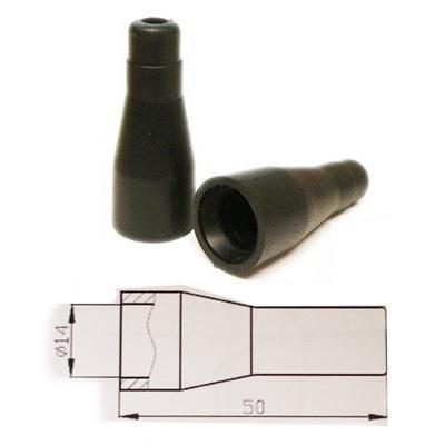 1x HT Silicone PVC insulators for coil - 7mm Straight Black - High quality product image showing 1x HT Silicone PVC insulators for coil - 7mm Straight Black details and features 1x HT Silicone PVC insulators for coil - 7mm Straight Black - High quality product image showing 1x HT Silicone PVC insulators for coil - 7mm Straight Black details and features