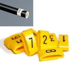 7mm Cable Plug Lead Numbers - Markers 1 to 8 - Yellow from The Green Spark Plug 7mm Cable Plug Lead Numbers - Markers 1 to 8 - Yellow - The Green Spark Plug Automotive product