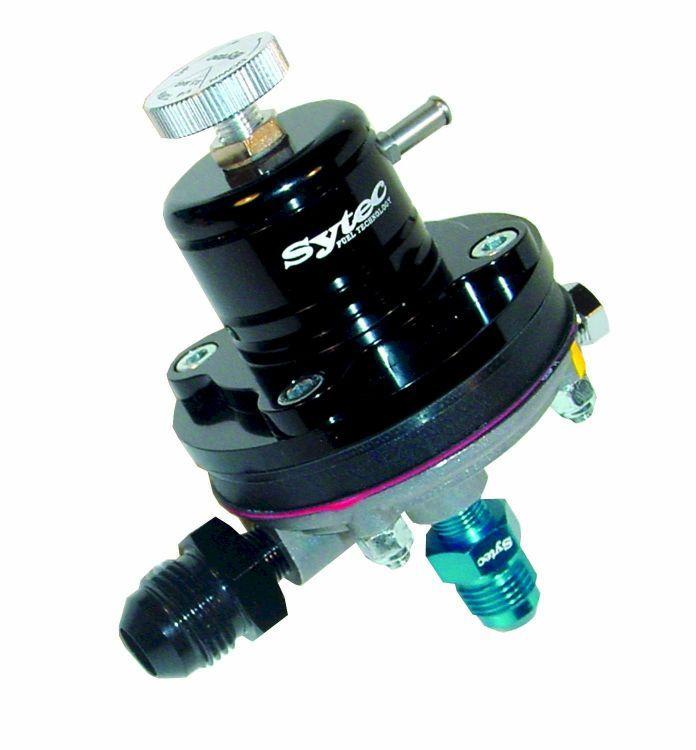 Sytec EFI 1:1 Motorsport Regulator (JIC8-JIC6 Unions) Black (MSV004BK) from The Green Spark Plug Sytec EFI 1:1 Motorsport Regulator (JIC8-JIC6 Unions) Black (MSV004BK) - The Green Spark Plug Automotive product