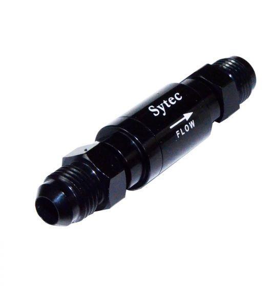 Sytec One Way Valve with Male JIC-6 Connections (Black) (OWVS200-BK) from The Green Spark Plug Sytec One Way Valve with Male JIC-6 Connections (Black) (OWVS200-BK) - The Green Spark Plug Automotive product