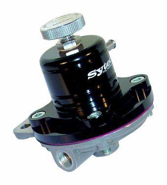 SYTEC SAR Regulator 1:1 (Black) fuel pressure regulator (SAR000BK) from The Green Spark Plug SYTEC SAR Regulator 1:1 (Black) fuel pressure regulator (SAR000BK) - The Green Spark Plug Automotive product