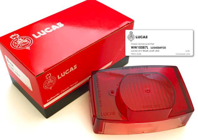 Lucas L917 Rear Lamp Lens 54584930 BSA Norton Triumph Motorcycle Tail Light Case from The Green Spark Plug Lucas L917 Rear Lamp Lens 54584930 BSA Norton Triumph Motorcycle Tail Light Case - The Green Spark Plug Automotive product