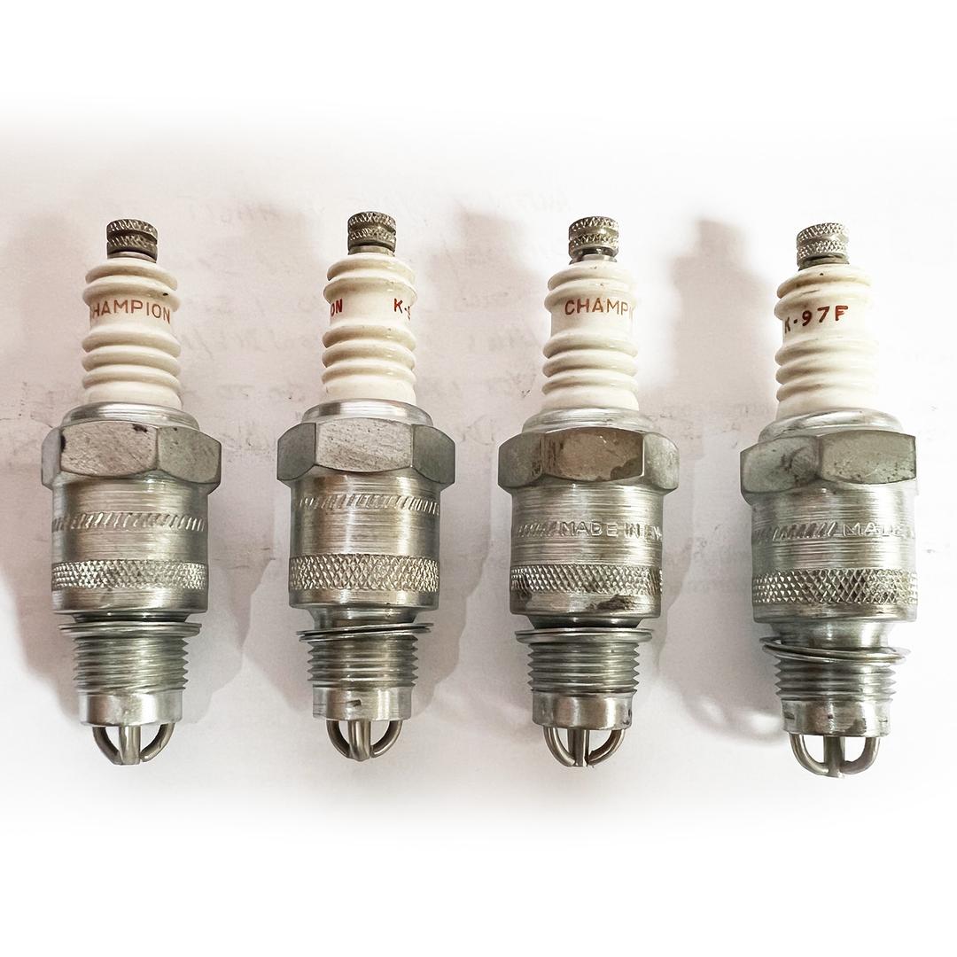 4 Pack - Champion Spark Plug K97F - possibly use DL8C (3mm longer) from The Green Spark Plug 4 Pack - Champion Spark Plug K97F - possibly use DL8C (3mm longer) - The Green Spark Plug Automotive product