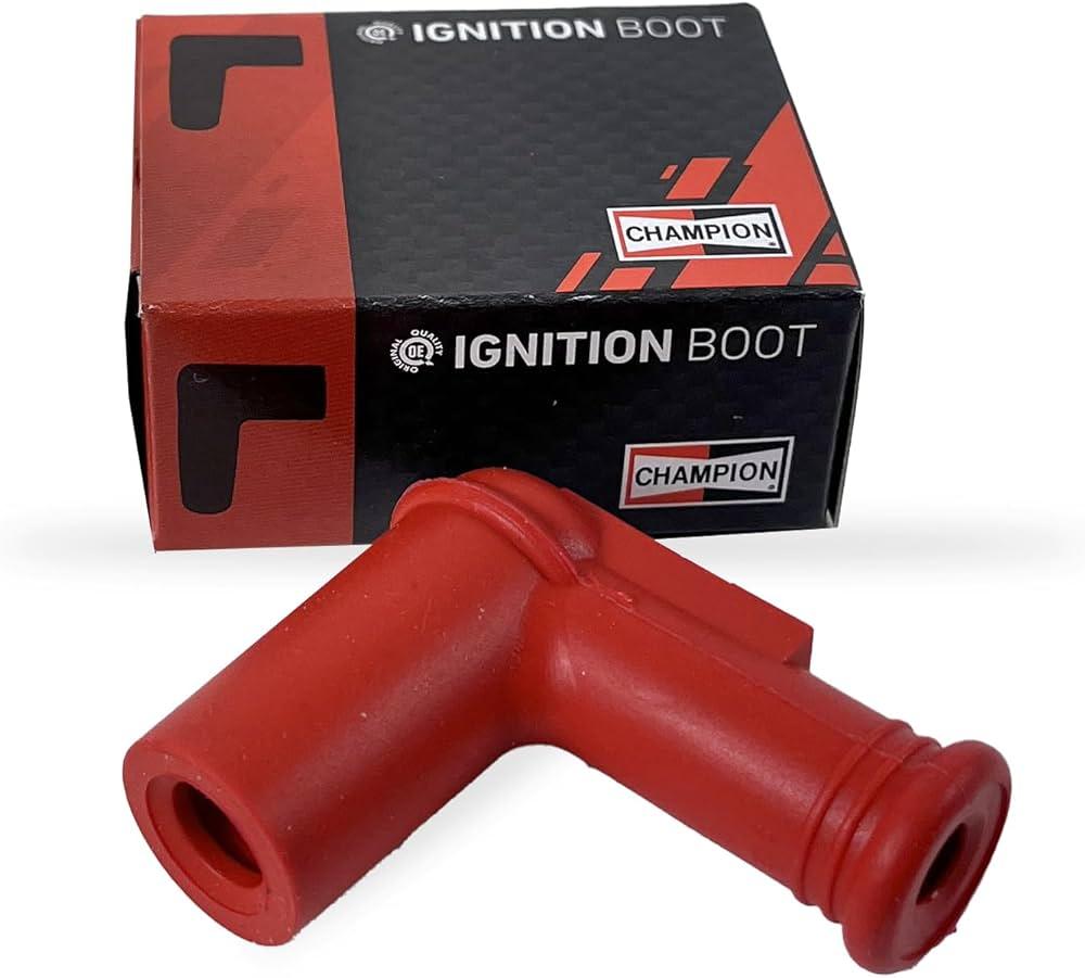 Champion PRO-5U Boot Spark Plug Cap PRO5U PR05U 5ohm Replaces 8031 - High quality product image showing Champion PRO-5U Boot Spark Plug Cap PRO5U PR05U 5ohm Replaces 8031 details and features Champion PRO-5U Boot Spark Plug Cap PRO5U PR05U 5ohm Replaces 8031 - High quality product image showing Champion PRO-5U Boot Spark Plug Cap PRO5U PR05U 5ohm Replaces 8031 details and features