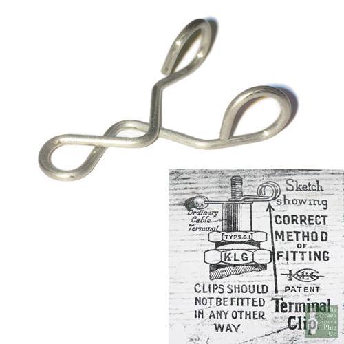 Spark Plug Spring Clip KLG Type for use with HT Spade End - High quality product image showing Spark Plug Spring Clip KLG Type for use with HT Spade End details and features Spark Plug Spring Clip KLG Type for use with HT Spade End - High quality product image showing Spark Plug Spring Clip KLG Type for use with HT Spade End details and features
