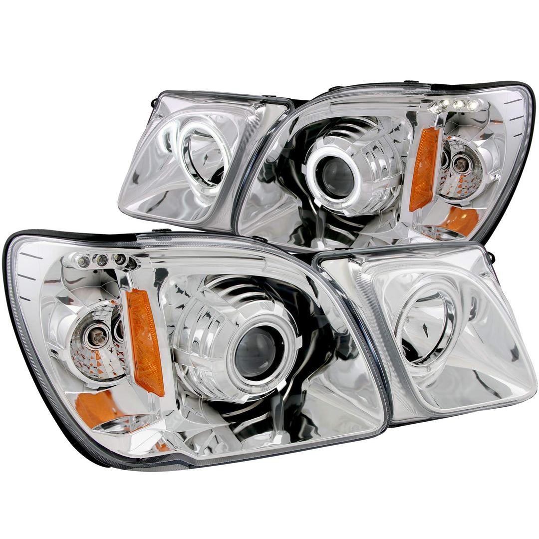 ANZO 111169 Chrome Clear Projector Halo Headlight for Lexus LX470 (Pair) from The Twister Group ANZO 111169 Chrome Clear Projector Halo Headlight for Lexus LX470 (Pair) - The Twister Group Tools product