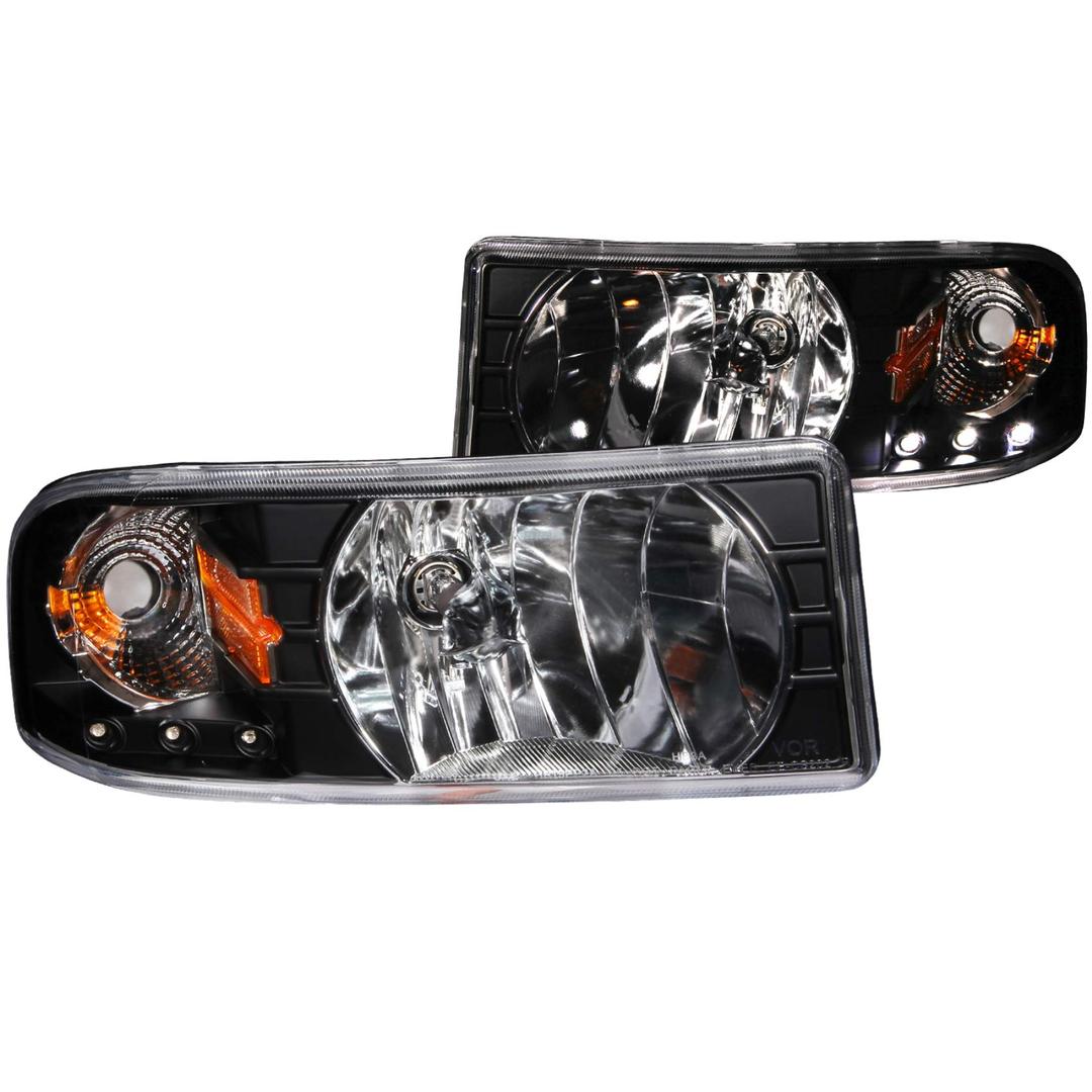 ANZO 111205 DODGE RAM 1500 94-01 / RAM 2500/3500 94-02/ RAM SPORT MODEL 94-98 CRYSTAL HEADLIGHTS BLACK w/L.E.D 1PC from The Twister Group ANZO 111205 DODGE RAM 1500 94-01 / RAM 2500/3500 94-02/ RAM SPORT MODEL 94-98 CRYSTAL HEADLIGHTS BLACK w/L.E.D 1PC - The Twister Group Tools product