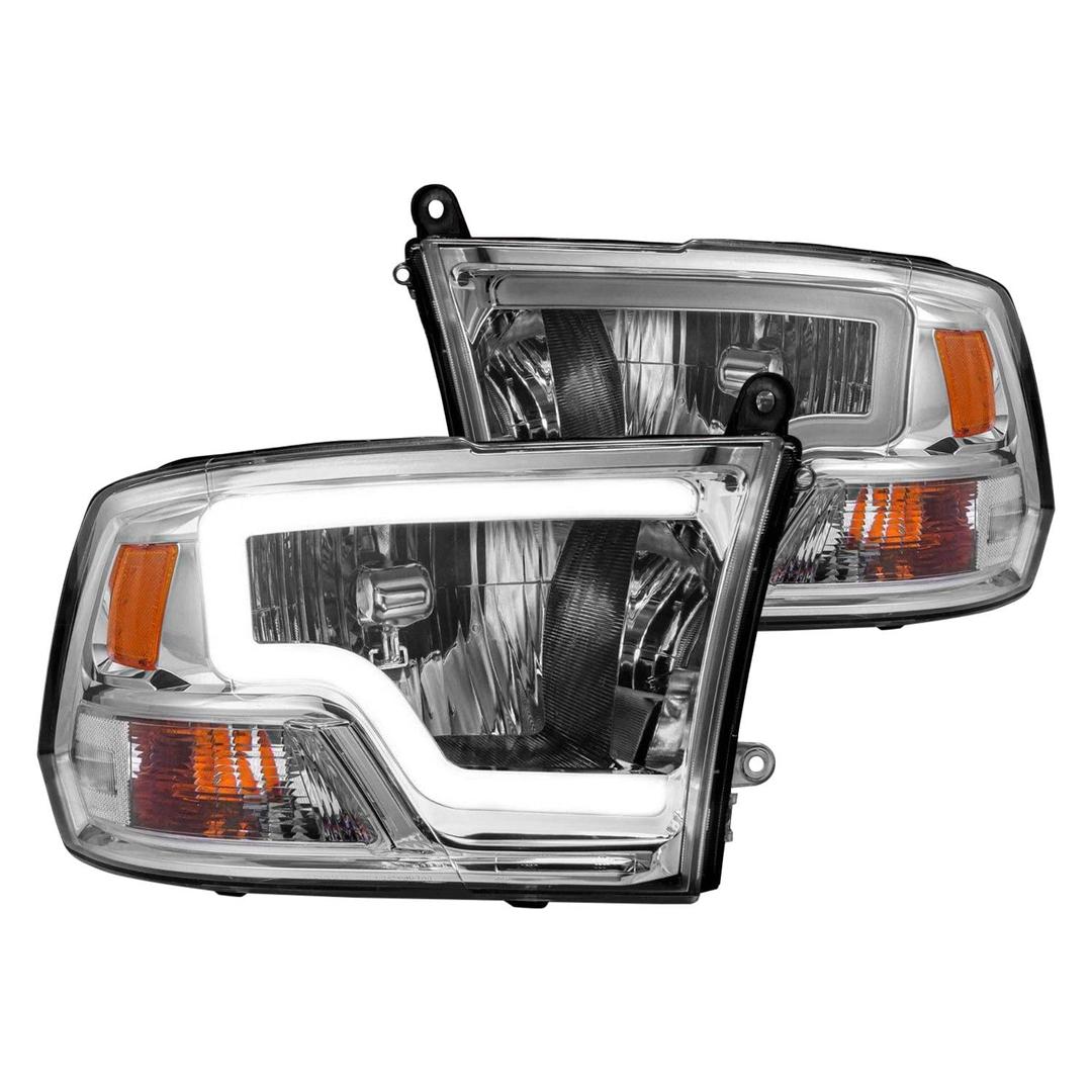 ANZO 111516 2009-2018 Ram 1500/2500/ 3500 Crystal Headlights w/Light Bar Chrome Housing from The Twister Group ANZO 111516 2009-2018 Ram 1500/2500/ 3500 Crystal Headlights w/Light Bar Chrome Housing - The Twister Group Tools product