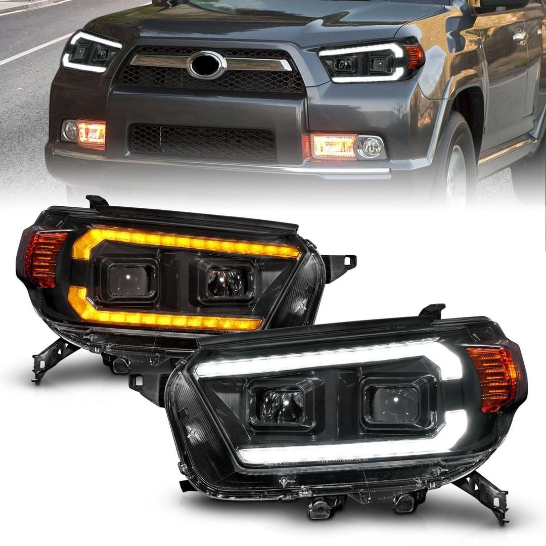 ANZO 111602 Black Projector Headlights With LED DRL And Sequential Turn Signal from The Twister Group ANZO 111602 Black Projector Headlights With LED DRL And Sequential Turn Signal - The Twister Group Tools product