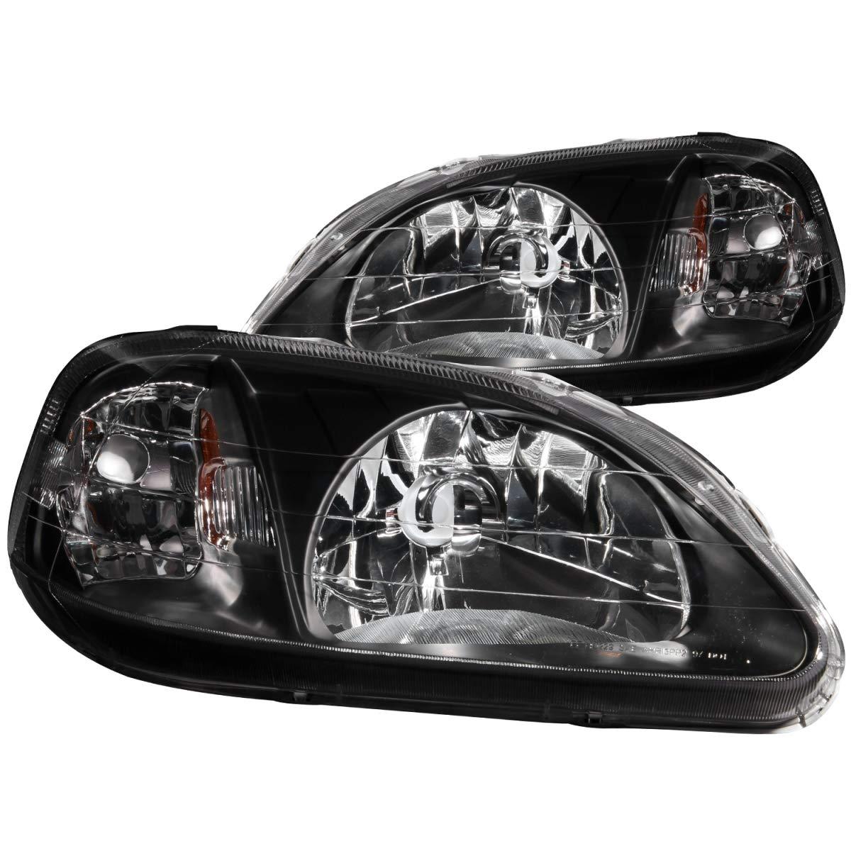 ANZO 121070 Honda Civic Crystal Black Headlight Assembly (Pair) - High quality product image showing ANZO 121070 Honda Civic Crystal Black Headlight Assembly (Pair) details and features ANZO 121070 Honda Civic Crystal Black Headlight Assembly (Pair) - High quality product image showing ANZO 121070 Honda Civic Crystal Black Headlight Assembly (Pair) details and features