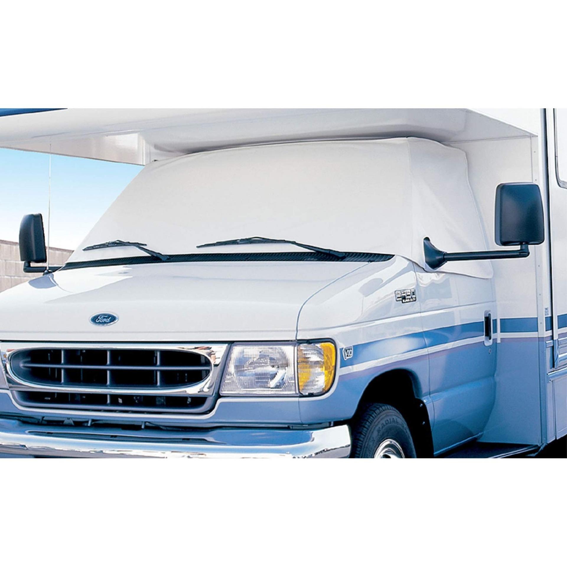 ADCO 2407 White Class C Ford 1997-2008 Windshield Cover (RV Motorhome with Mirror Cutouts) - High quality product image showing ADCO 2407 White Class C Ford 1997-2008 Windshield Cover (RV Motorhome with Mirror Cutouts) details and features ADCO 2407 White Class C Ford 1997-2008 Windshield Cover (RV Motorhome with Mirror Cutouts) - High quality product image showing ADCO 2407 White Class C Ford 1997-2008 Windshield Cover (RV Motorhome with Mirror Cutouts) details and features