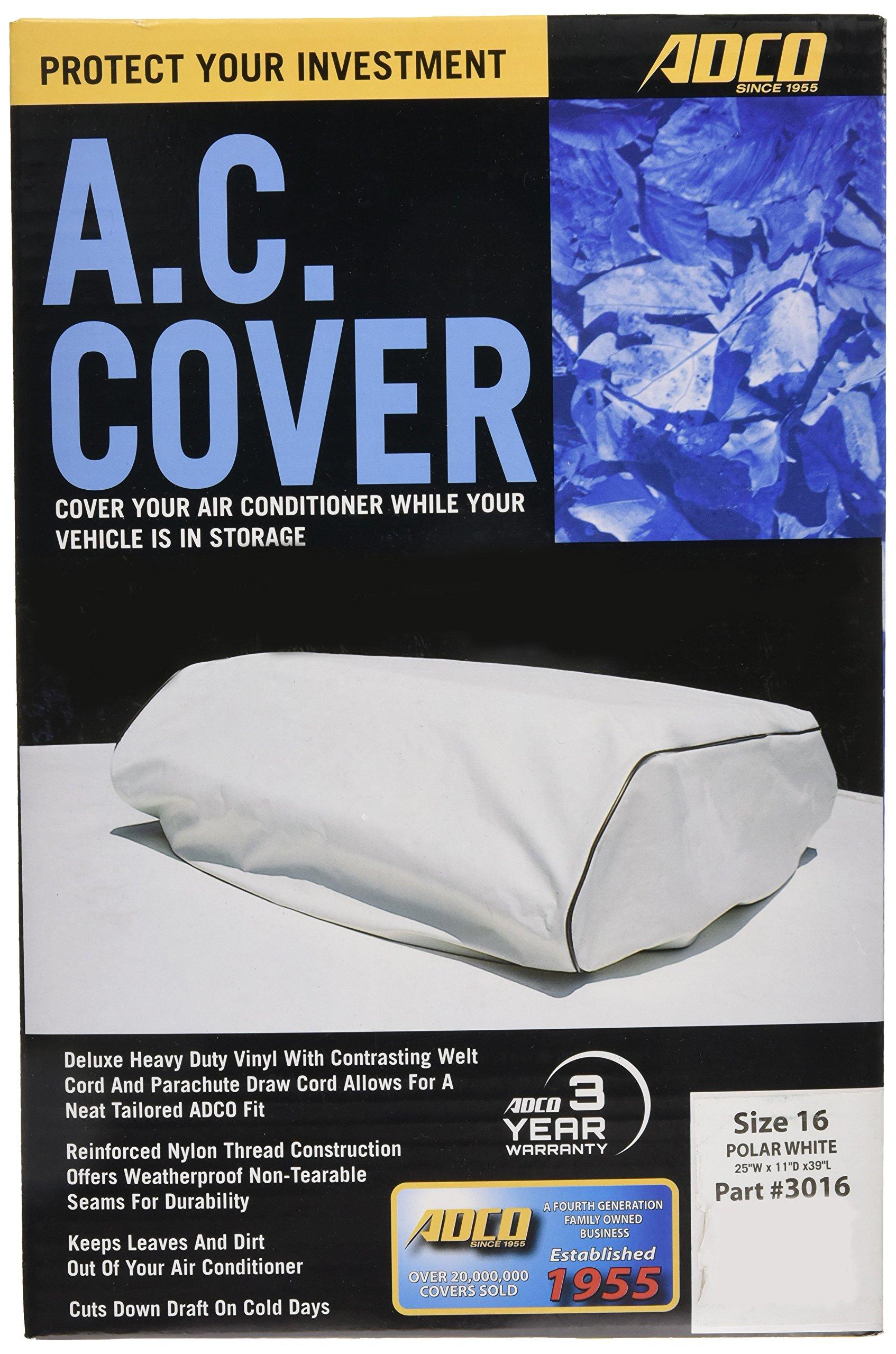 ADCO 3016 White Size 16 RV Air Conditioner Cover - High quality product image showing ADCO 3016 White Size 16 RV Air Conditioner Cover details and features ADCO 3016 White Size 16 RV Air Conditioner Cover - High quality product image showing ADCO 3016 White Size 16 RV Air Conditioner Cover details and features