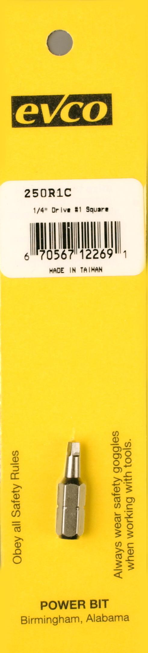 AP PRODUCTS 009-250R1C Square Recess Bit from The Twister Group AP PRODUCTS 009-250R1C Square Recess Bit - The Twister Group Tools product