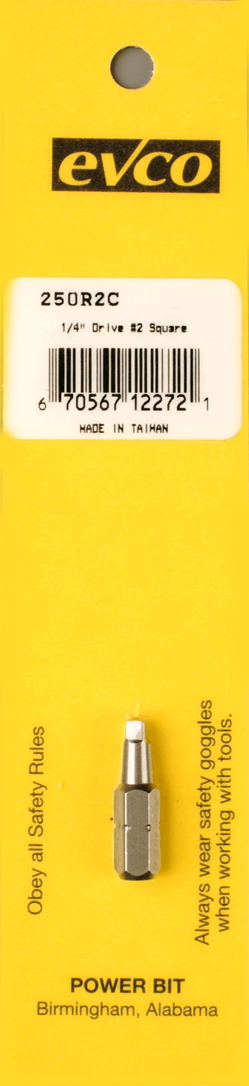 AP PRODUCTS 009-250R2C Square Recess Bit AP PRODUCTS 009-250R2C Square Recess Bit