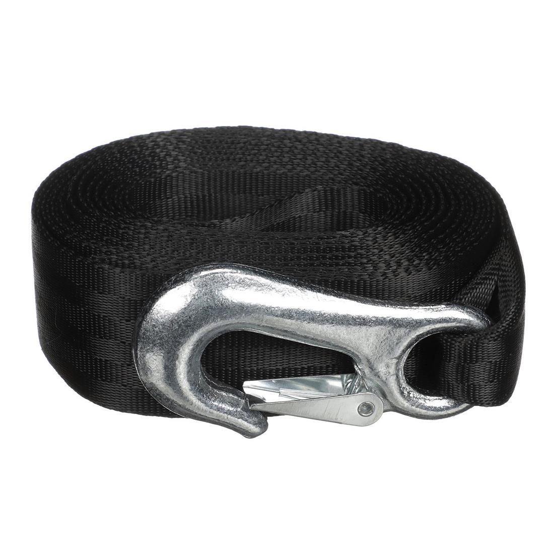 ATTWOOD 111477 11147-7 Trailer Winch Strap, Sewn-Loop End, 20 Feet Long, Rated for Winches Up to 2,000 Pounds, Forged Steel Snap Hook from The Twister Group ATTWOOD 111477 11147-7 Trailer Winch Strap, Sewn-Loop End, 20 Feet Long, Rated for Winches Up to 2,000 Pounds, Forged Steel Snap Hook - The Twister Group Tools product