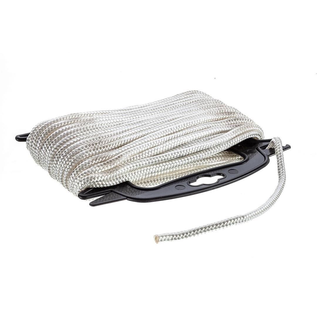 ATTWOOD 1175612 117561-2 Diamond Braided Nylon Rope, ¼-Inch Thick, 50 Feet Long, White, Multifilament Nylon Fiber Construction - High quality product image showing ATTWOOD 1175612 117561-2 Diamond Braided Nylon Rope, ¼-Inch Thick, 50 Feet Long, White, Multifilament Nylon Fiber Construction details and features ATTWOOD 1175612 117561-2 Diamond Braided Nylon Rope, ¼-Inch Thick, 50 Feet Long, White, Multifilament Nylon Fiber Construction - High quality product image showing ATTWOOD 1175612 117561-2 Diamond Braided Nylon Rope, ¼-Inch Thick, 50 Feet Long, White, Multifilament Nylon Fiber Construction details and features