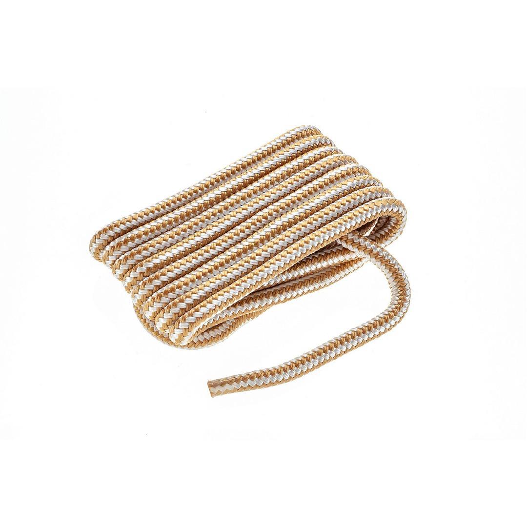 ATTWOOD 1175657 117565-7 Premium Double Braided Nylon Dock Line, 1/2-Inch Thick, 15 Feet Long, Pre-Spliced One End, Gold and White - High quality product image showing ATTWOOD 1175657 117565-7 Premium Double Braided Nylon Dock Line, 1/2-Inch Thick, 15 Feet Long, Pre-Spliced One End, Gold and White details and features ATTWOOD 1175657 117565-7 Premium Double Braided Nylon Dock Line, 1/2-Inch Thick, 15 Feet Long, Pre-Spliced One End, Gold and White - High quality product image showing ATTWOOD 1175657 117565-7 Premium Double Braided Nylon Dock Line, 1/2-Inch Thick, 15 Feet Long, Pre-Spliced One End, Gold and White details and features