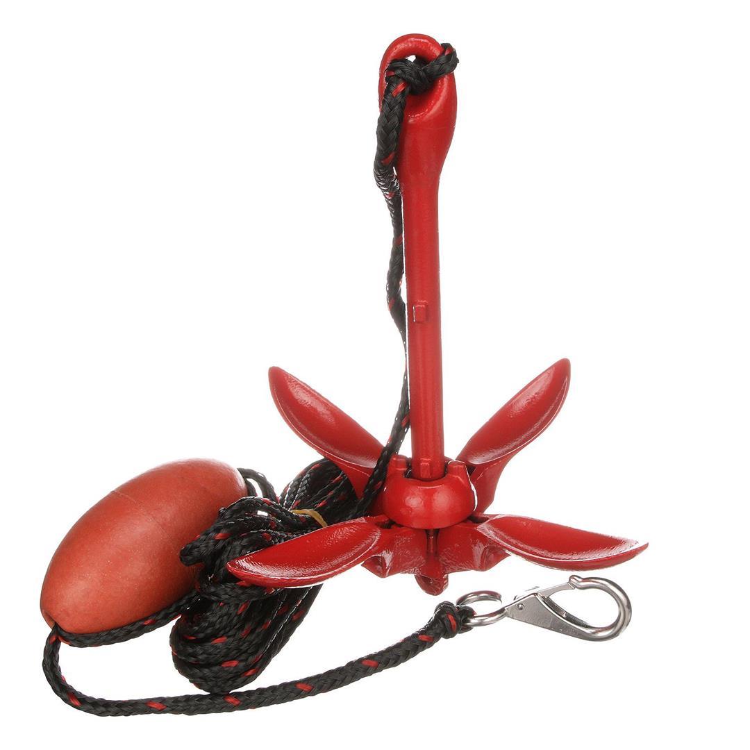 ATTWOOD 119694 11969-4 Grapnel Anchor System, 3.5-Pound Anchor, 25 Feet of Rope, Marker Buoy, Snap Hook, Nylon Storage Case, One Size from The Twister Group ATTWOOD 119694 11969-4 Grapnel Anchor System, 3.5-Pound Anchor, 25 Feet of Rope, Marker Buoy, Snap Hook, Nylon Storage Case, One Size - The Twister Group Tools product