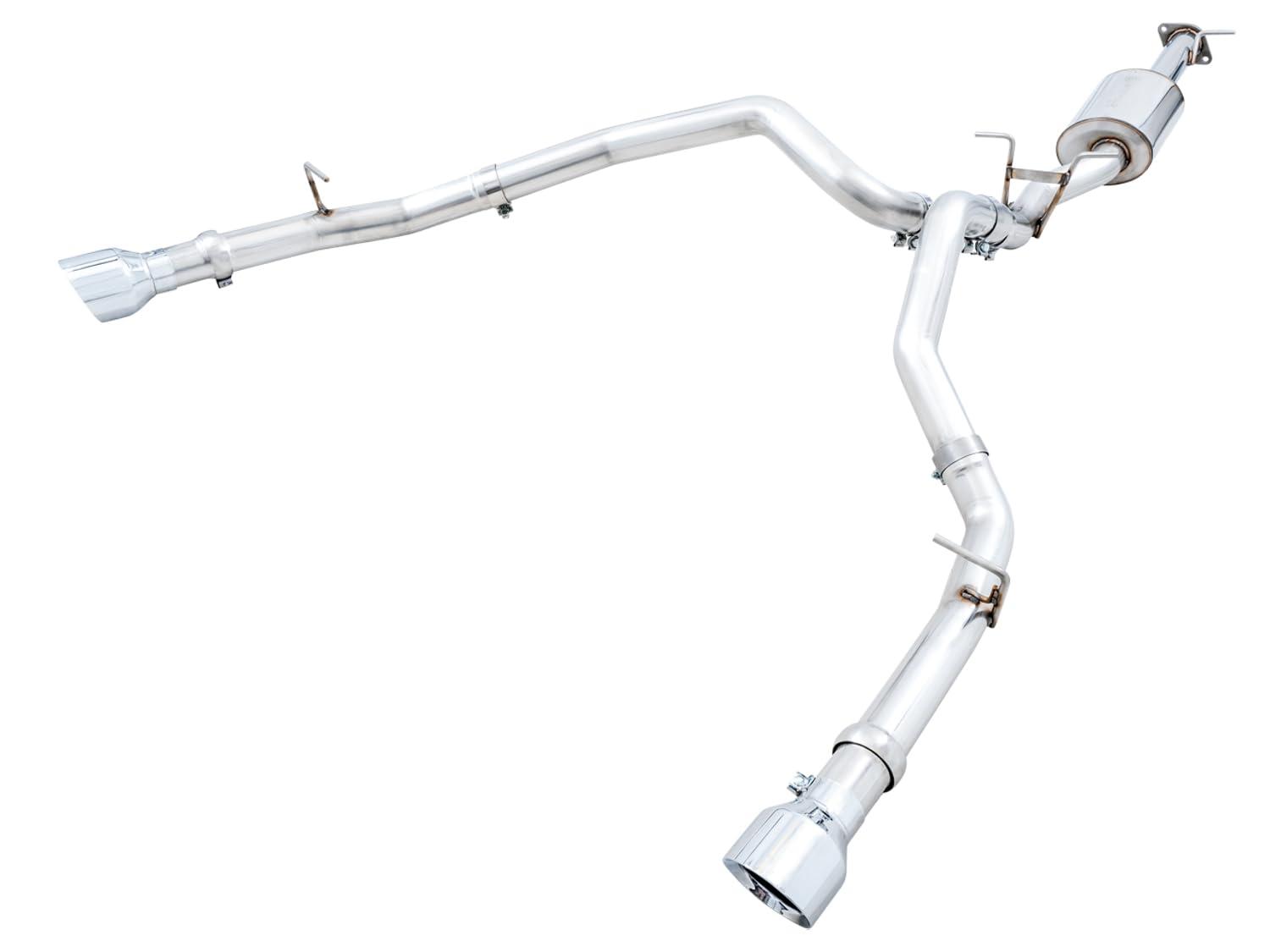 AWE 3015-32005 19-21 RAM 1500 5.7L (w/Cutouts) 0FG Dual Rear Exit Cat-Back Exhaust - Chrome Silver Tips - High quality product image showing AWE 3015-32005 19-21 RAM 1500 5.7L (w/Cutouts) 0FG Dual Rear Exit Cat-Back Exhaust - Chrome Silver Tips details and features AWE 3015-32005 19-21 RAM 1500 5.7L (w/Cutouts) 0FG Dual Rear Exit Cat-Back Exhaust - Chrome Silver Tips - High quality product image showing AWE 3015-32005 19-21 RAM 1500 5.7L (w/Cutouts) 0FG Dual Rear Exit Cat-Back Exhaust - Chrome Silver Tips details and features