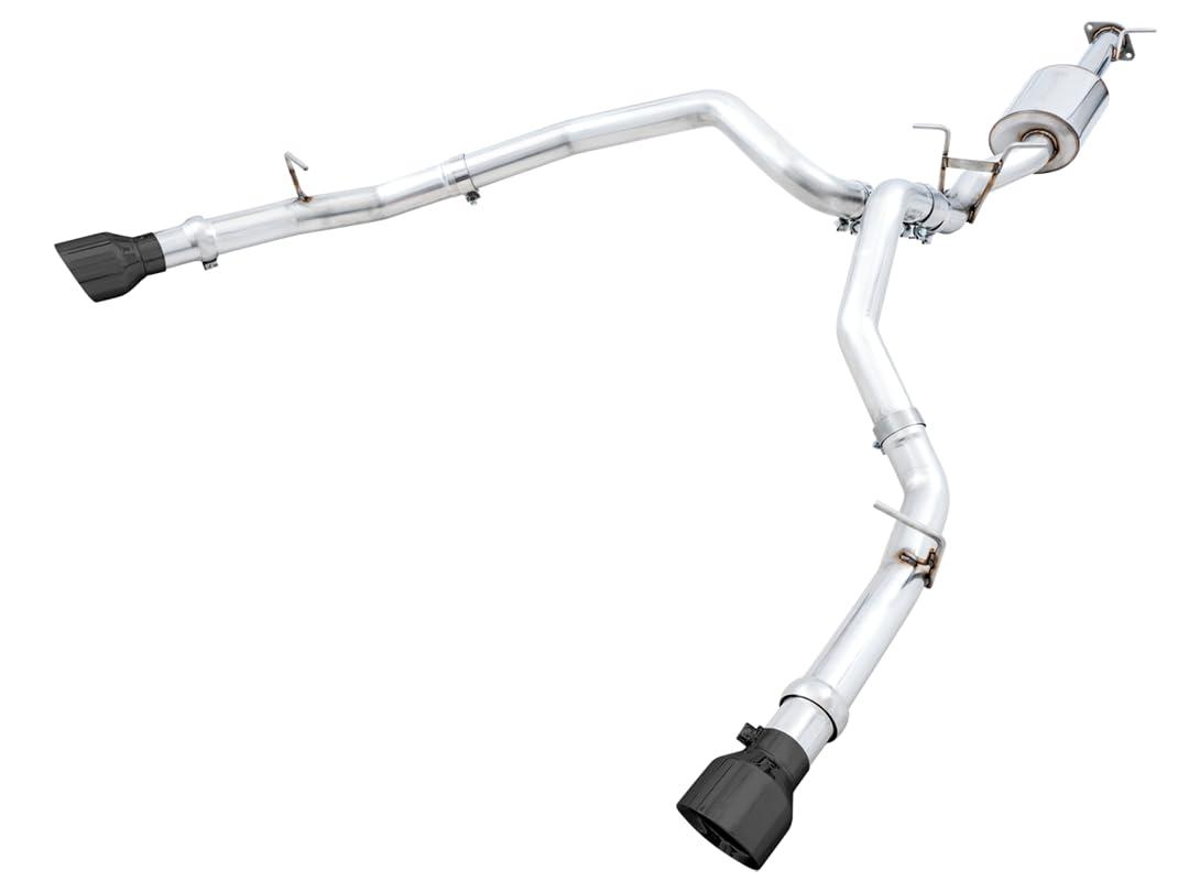 AWE 3015-33006 19-21 RAM 1500 5.7L (w/Cutouts) 0FG Dual Rear Exit Cat-Back Exhaust - Diamond Black Tips - High quality product image showing AWE 3015-33006 19-21 RAM 1500 5.7L (w/Cutouts) 0FG Dual Rear Exit Cat-Back Exhaust - Diamond Black Tips details and features AWE 3015-33006 19-21 RAM 1500 5.7L (w/Cutouts) 0FG Dual Rear Exit Cat-Back Exhaust - Diamond Black Tips - High quality product image showing AWE 3015-33006 19-21 RAM 1500 5.7L (w/Cutouts) 0FG Dual Rear Exit Cat-Back Exhaust - Diamond Black Tips details and features