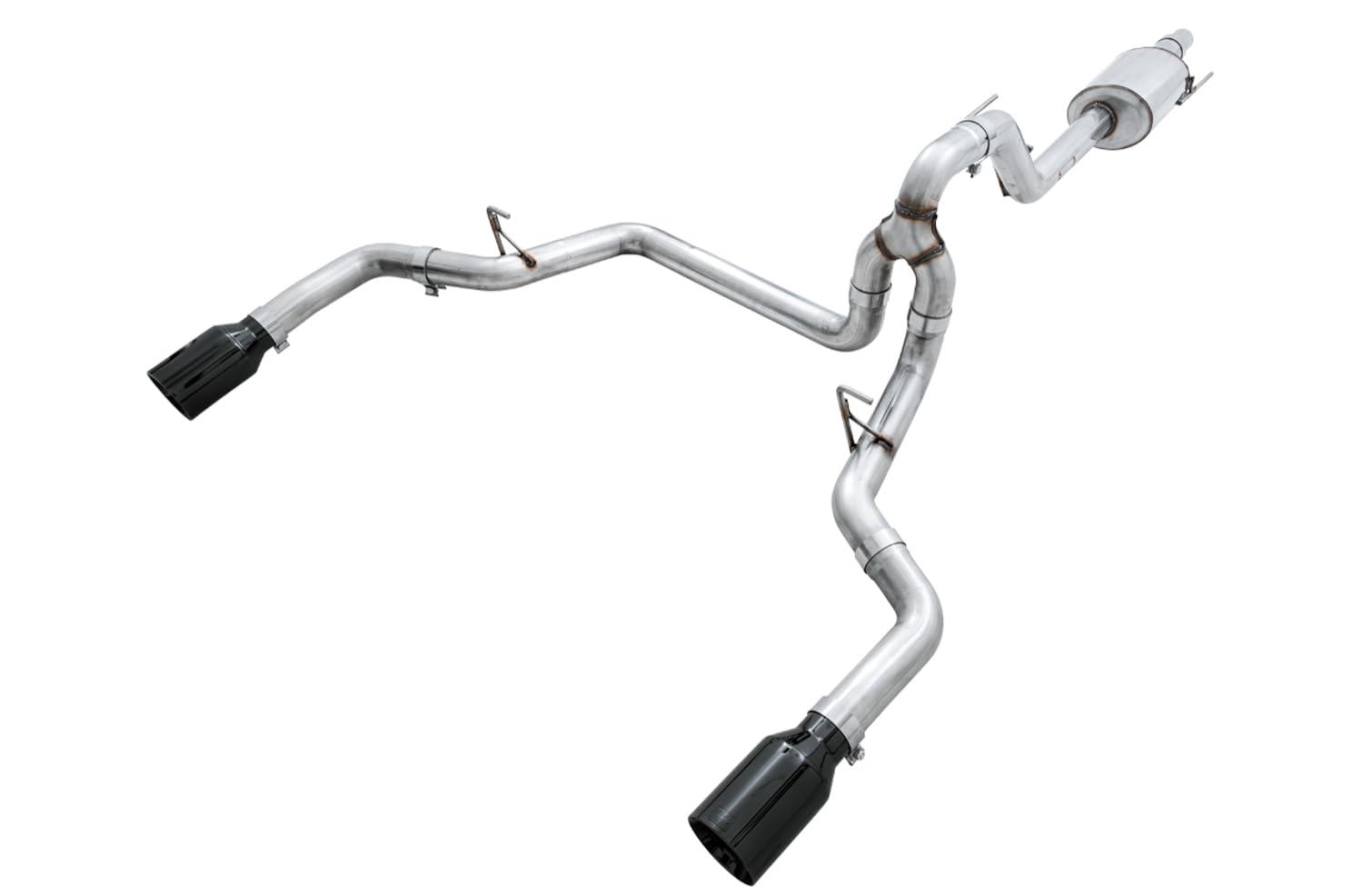 AWE 3015-33120 0FG Dual Exit Exhaust for 15-20 F-150-5 INCH Diamond Black Tips - High quality product image showing AWE 3015-33120 0FG Dual Exit Exhaust for 15-20 F-150-5 INCH Diamond Black Tips details and features AWE 3015-33120 0FG Dual Exit Exhaust for 15-20 F-150-5 INCH Diamond Black Tips - High quality product image showing AWE 3015-33120 0FG Dual Exit Exhaust for 15-20 F-150-5 INCH Diamond Black Tips details and features