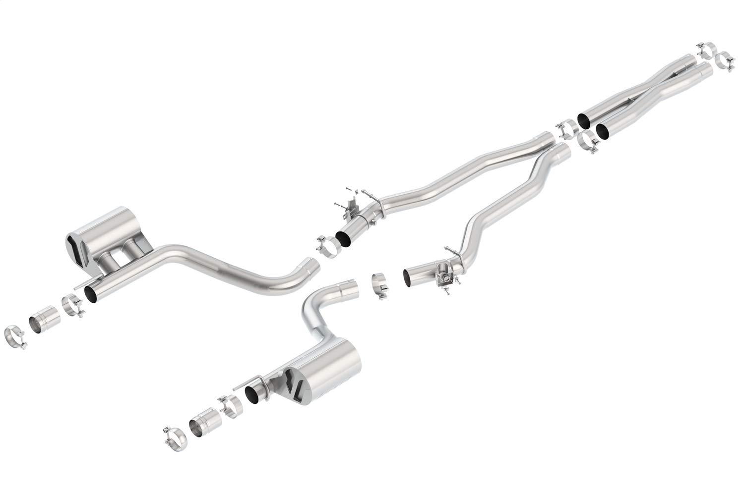 BORLA 140646 Cat-Back Exhaust System for 2015-2023 Dodge Challenger SRT Hellcat 6.2L V8 Automatic/Manual Transmission RWD With MDS Valves System Does NOT Include Tips Use Factory Bezel/Valance. - High quality product image showing BORLA 140646 Cat-Back Exhaust System for 2015-2023 Dodge Challenger SRT Hellcat 6.2L V8 Automatic/Manual Transmission RWD With MDS Valves System Does NOT Include Tips Use Factory Bezel/Valance. details and features BORLA 140646 Cat-Back Exhaust System for 2015-2023 Dodge Challenger SRT Hellcat 6.2L V8 Automatic/Manual Transmission RWD With MDS Valves System Does NOT Include Tips Use Factory Bezel/Valance. - High quality product image showing BORLA 140646 Cat-Back Exhaust System for 2015-2023 Dodge Challenger SRT Hellcat 6.2L V8 Automatic/Manual Transmission RWD With MDS Valves System Does NOT Include Tips Use Factory Bezel/Valance. details and features