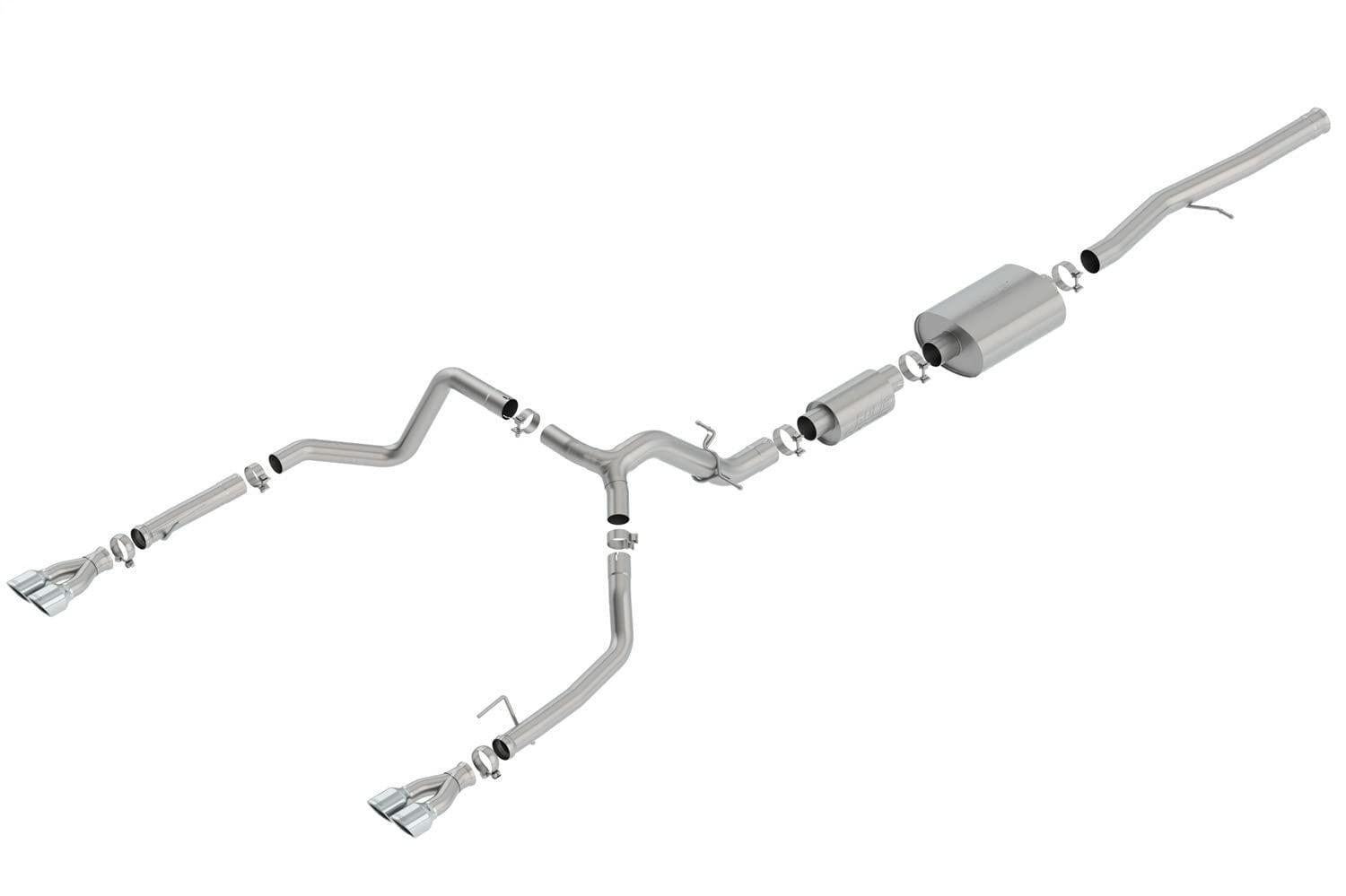 BORLA 140783 Silverado/Sierra 1500 6.2L 2019 Cat Back Exhaust S Type - High quality product image showing BORLA 140783 Silverado/Sierra 1500 6.2L 2019 Cat Back Exhaust S Type details and features BORLA 140783 Silverado/Sierra 1500 6.2L 2019 Cat Back Exhaust S Type - High quality product image showing BORLA 140783 Silverado/Sierra 1500 6.2L 2019 Cat Back Exhaust S Type details and features