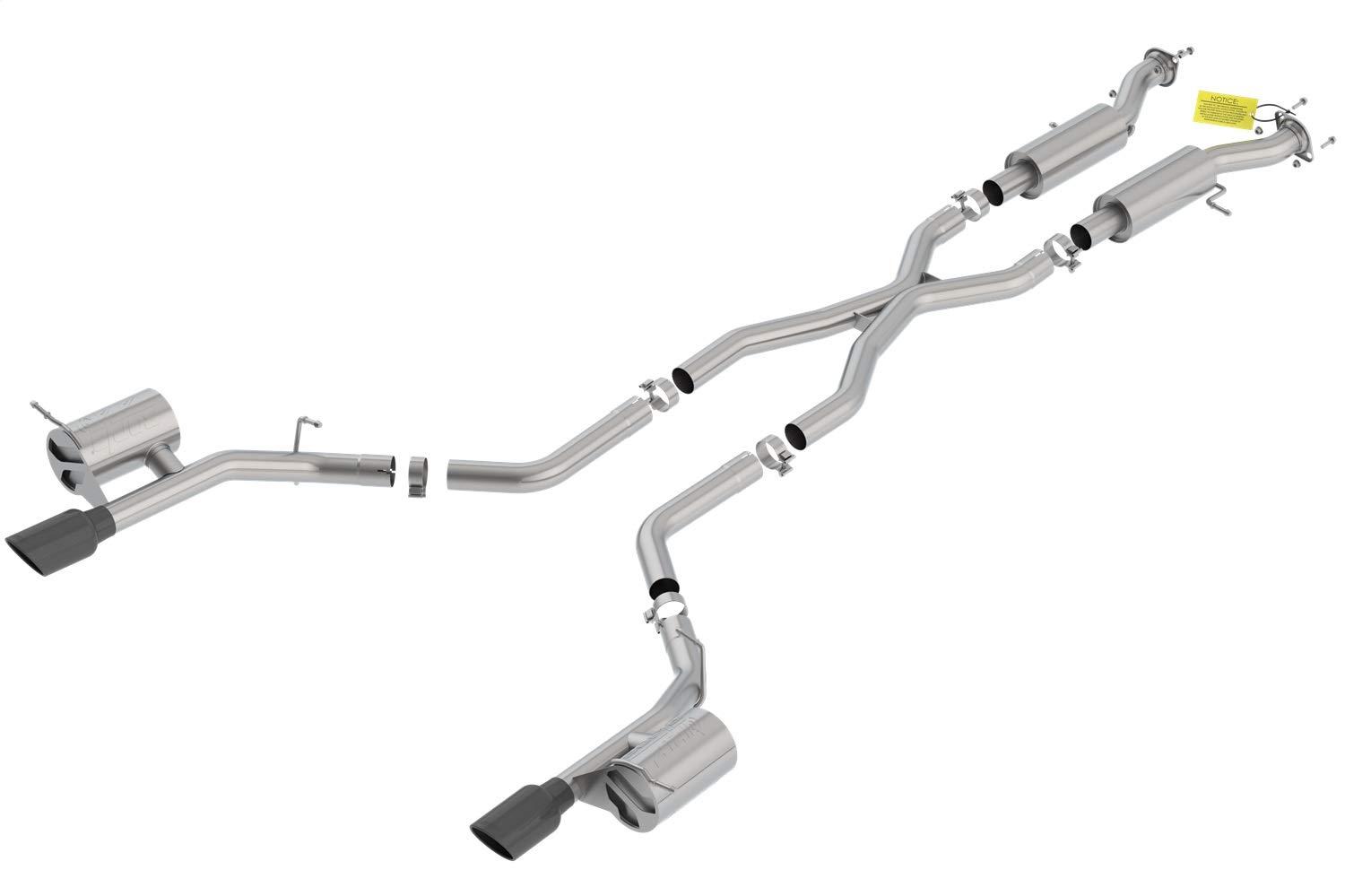 BORLA 140792BC ATAK Cat-Back Exhaust System 2.75 in. Pipe 4.5 in. Single Round Rolled Angle Cut Black Chrome Single Split Rear Exit T-304 Stainless Steel ATAK Cat-Back Exhaust System - High quality product image showing BORLA 140792BC ATAK Cat-Back Exhaust System 2.75 in. Pipe 4.5 in. Single Round Rolled Angle Cut Black Chrome Single Split Rear Exit T-304 Stainless Steel ATAK Cat-Back Exhaust System details and features BORLA 140792BC ATAK Cat-Back Exhaust System 2.75 in. Pipe 4.5 in. Single Round Rolled Angle Cut Black Chrome Single Split Rear Exit T-304 Stainless Steel ATAK Cat-Back Exhaust System - High quality product image showing BORLA 140792BC ATAK Cat-Back Exhaust System 2.75 in. Pipe 4.5 in. Single Round Rolled Angle Cut Black Chrome Single Split Rear Exit T-304 Stainless Steel ATAK Cat-Back Exhaust System details and features