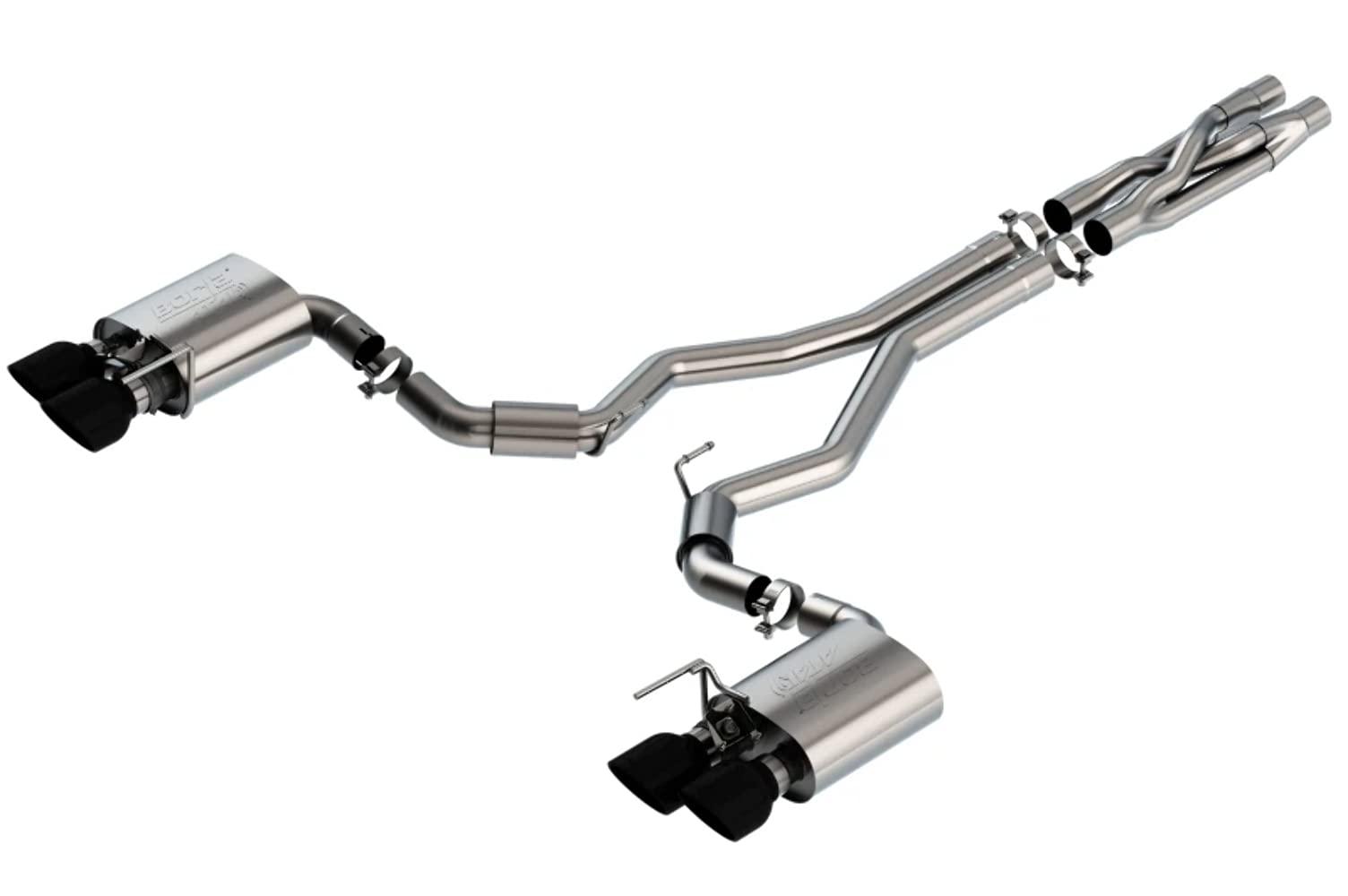 BORLA 140837BC Cat-Back Perf. Exhaust Sys. for 2020-2023 Ford Mustang Shelby GT500 5.2L 8 Cyl. Auto Trans. Use With Connecting Pipe Kit 60722 For 2021-2023 Ford Mustang Mach 1 5.0L V8 Auto/Man. Trans. - High quality product image showing BORLA 140837BC Cat-Back Perf. Exhaust Sys. for 2020-2023 Ford Mustang Shelby GT500 5.2L 8 Cyl. Auto Trans. Use With Connecting Pipe Kit 60722 For 2021-2023 Ford Mustang Mach 1 5.0L V8 Auto/Man. Trans. details and features BORLA 140837BC Cat-Back Perf. Exhaust Sys. for 2020-2023 Ford Mustang Shelby GT500 5.2L 8 Cyl. Auto Trans. Use With Connecting Pipe Kit 60722 For 2021-2023 Ford Mustang Mach 1 5.0L V8 Auto/Man. Trans. - High quality product image showing BORLA 140837BC Cat-Back Perf. Exhaust Sys. for 2020-2023 Ford Mustang Shelby GT500 5.2L 8 Cyl. Auto Trans. Use With Connecting Pipe Kit 60722 For 2021-2023 Ford Mustang Mach 1 5.0L V8 Auto/Man. Trans. details and features
