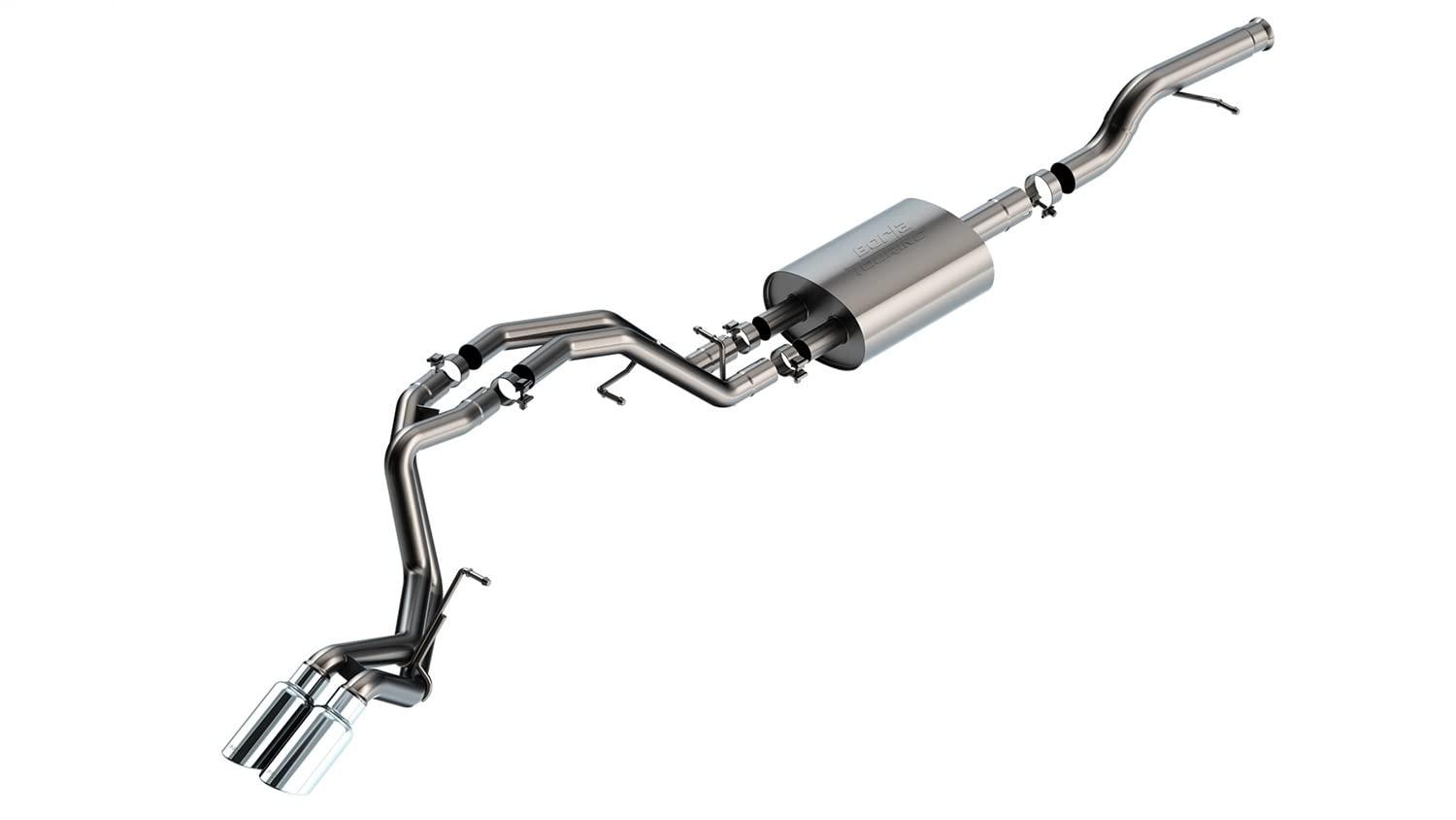 BORLA 140854 Cat-Back Perf. Exhaust System for 2021-2024 Chevrolet Tahoe LS/Tahoe LT/Tahoe RST/Tahoe Z71/ GMC Yukon SLE/Yukon SLT/Yukon AT4 5.3L V8 Automatic Transmission 2 & 4 Wheel Drive 4 Door - High quality product image showing BORLA 140854 Cat-Back Perf. Exhaust System for 2021-2024 Chevrolet Tahoe LS/Tahoe LT/Tahoe RST/Tahoe Z71/ GMC Yukon SLE/Yukon SLT/Yukon AT4 5.3L V8 Automatic Transmission 2 & 4 Wheel Drive 4 Door details and features BORLA 140854 Cat-Back Perf. Exhaust System for 2021-2024 Chevrolet Tahoe LS/Tahoe LT/Tahoe RST/Tahoe Z71/ GMC Yukon SLE/Yukon SLT/Yukon AT4 5.3L V8 Automatic Transmission 2 & 4 Wheel Drive 4 Door - High quality product image showing BORLA 140854 Cat-Back Perf. Exhaust System for 2021-2024 Chevrolet Tahoe LS/Tahoe LT/Tahoe RST/Tahoe Z71/ GMC Yukon SLE/Yukon SLT/Yukon AT4 5.3L V8 Automatic Transmission 2 & 4 Wheel Drive 4 Door details and features