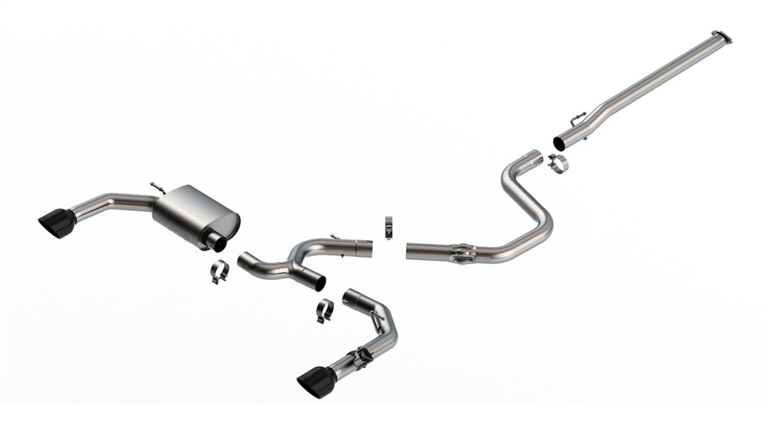 BORLA 140925BC S-Type Cat-Back Exhaust System Fits 22-23 Elantra Elantra N - High quality product image showing BORLA 140925BC S-Type Cat-Back Exhaust System Fits 22-23 Elantra Elantra N details and features BORLA 140925BC S-Type Cat-Back Exhaust System Fits 22-23 Elantra Elantra N - High quality product image showing BORLA 140925BC S-Type Cat-Back Exhaust System Fits 22-23 Elantra Elantra N details and features